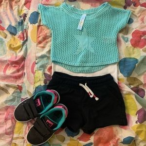 Kids DC skate style sneakers